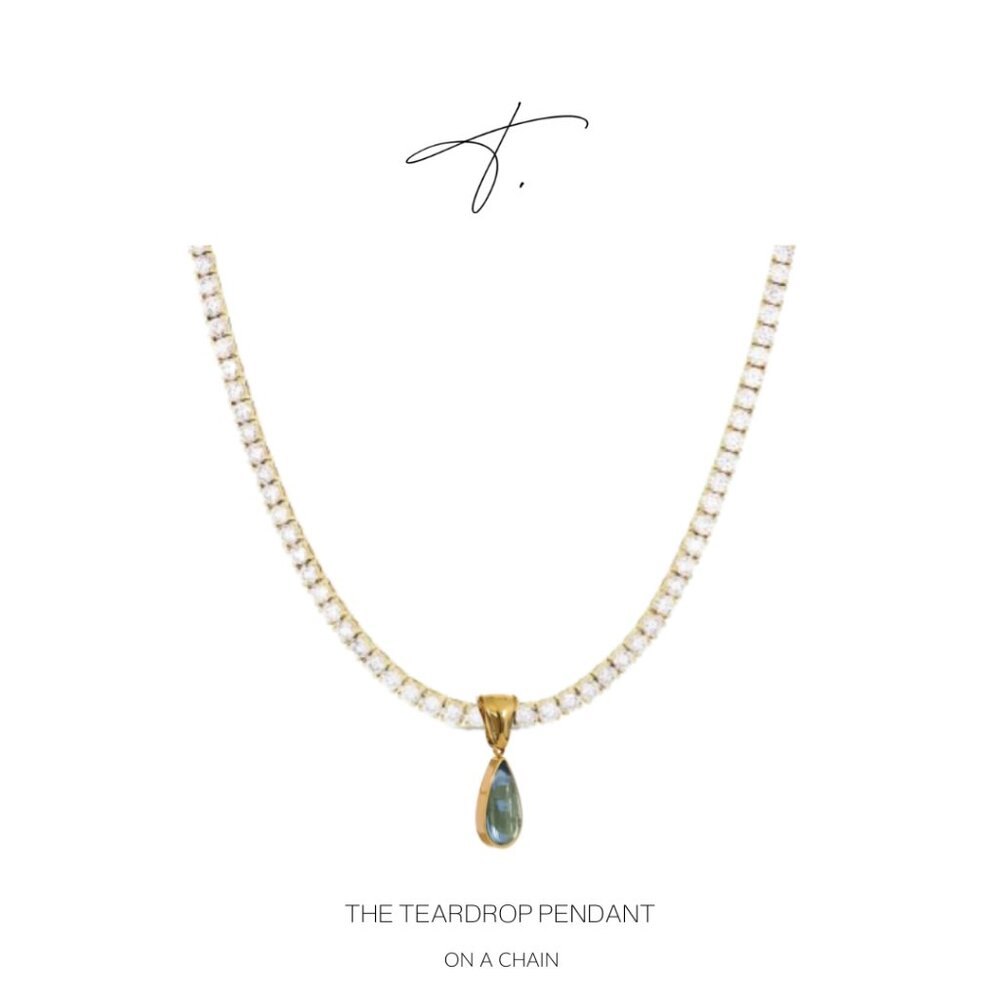 The Teardrop Pendant on a Chain